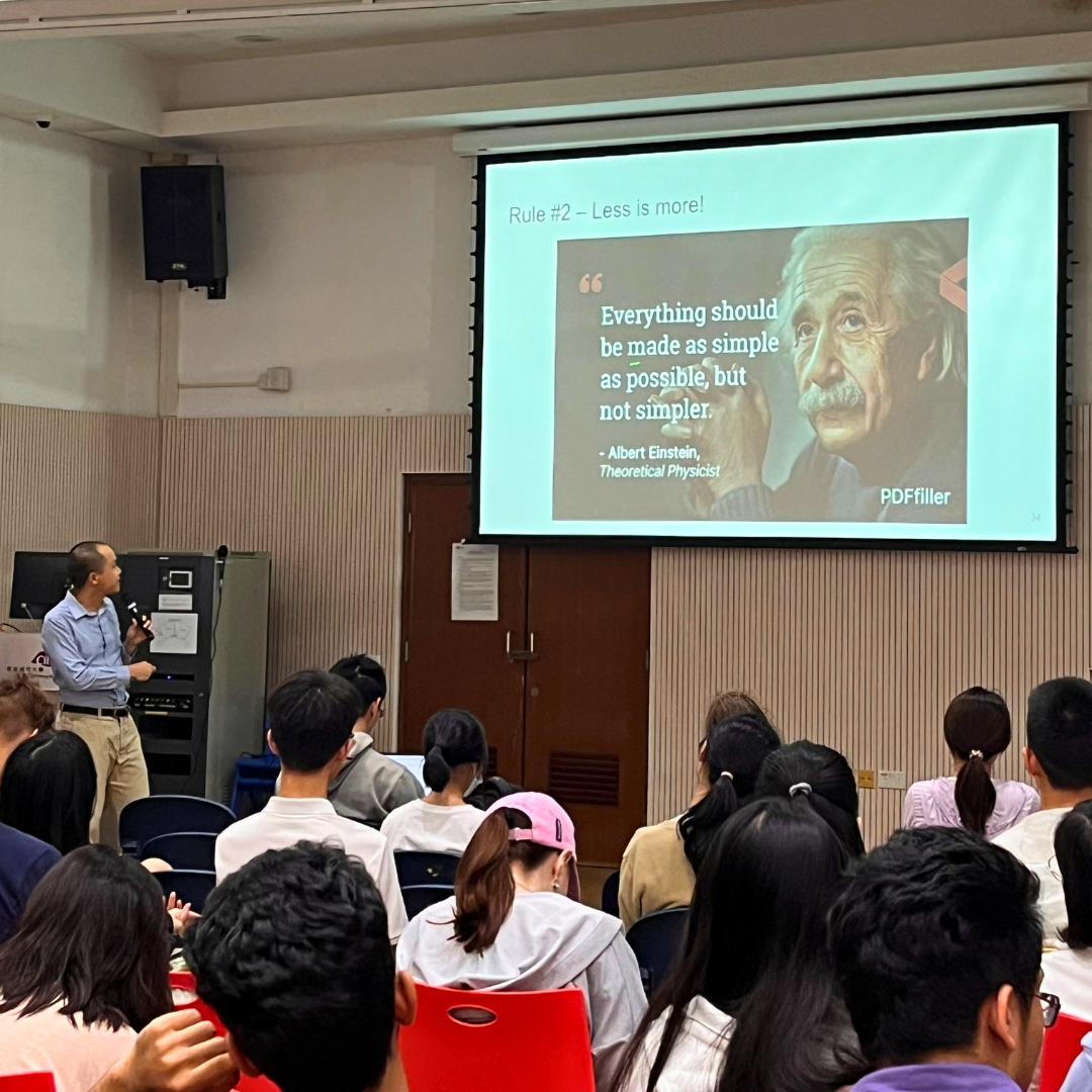 Dr. Zachary Leung speaking